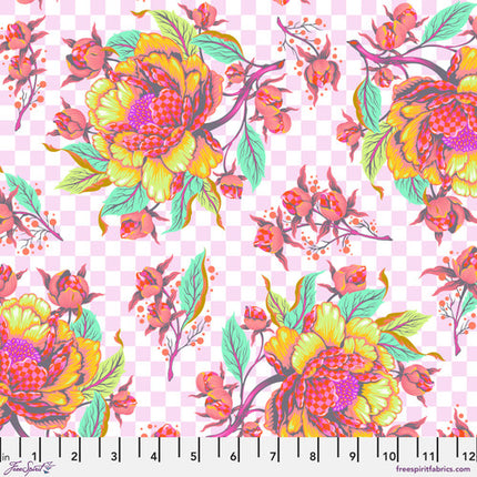 PRE-ORDER Untamed by Tula Pink - Peony for Your Thoughts Lunar - sold by the half yard