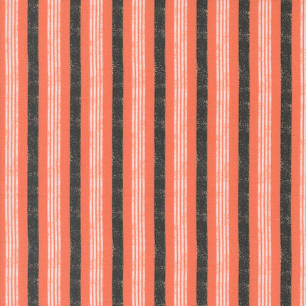 Hey Boo by Lella Boutique - Boougie Stripe Soft Pumpkin - sold by the half yard