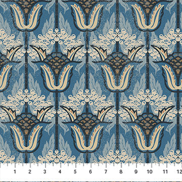 Wabi by Holli Zollinger - Bloom Blue - sold by the half yard