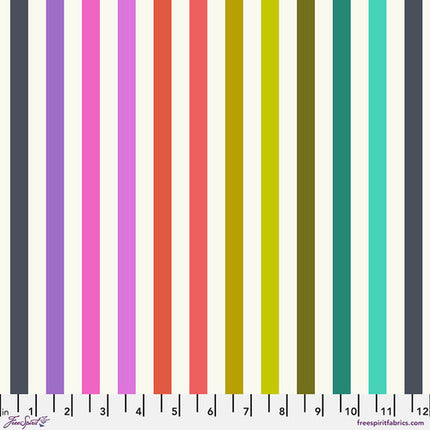 PRE-ORDER! Tabby Road déjà vu by Tula Pink - Disco Stripe Prism - sold by the half yard