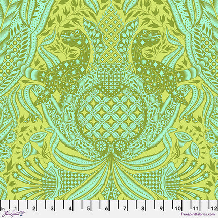 ROAR! by Tula Pink - Gift Rapt Lime - sold by the half yard