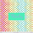 PRE-ORDER! True Colors Minky by Tula Pink - MINKY Painted Ladies Glow - sold by the yard