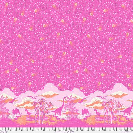 ROAR! by Tula Pink - Meteor Showers Blush - sold by the half yard