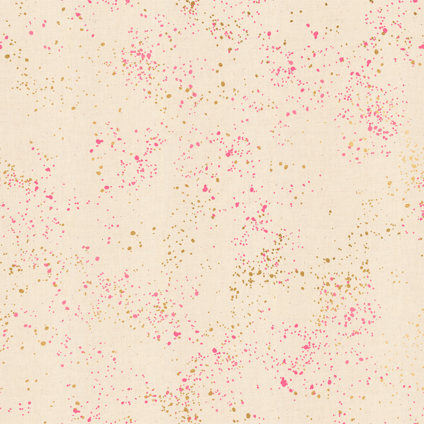 Speckled Metallic by Rashida Coleman-Hale - Neon Pink - sold by the half yard