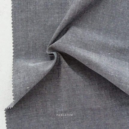 Everyday Chambray in Obsidian - sold by the half yard