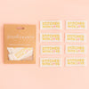 Sarah Hearts Premium Sew-In Woven Labels - Stitched with Love Gold Label (pack of 8)