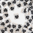 Sarah Hearts Premium Sew-In Woven Labels - Thanks I Made it Heart Label (pack of 8)