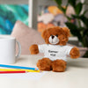 Gamer Kid Stuffed Bear with Tee, Cute Gift for Children, Plush Toy for Birthdays, Playtime Buddy, Keepsake for Gamers