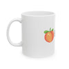 Peach Popper Ceramic Mug - Fun Gift for Friends, Funny gag gift