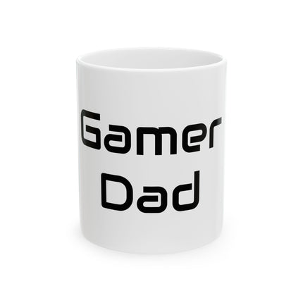 Gamer Dad Ceramic Mug - 11oz, Gaming Gift for Dads, Birthday Present, Coffee Mug for Gamers, Unique Father's Day Gift