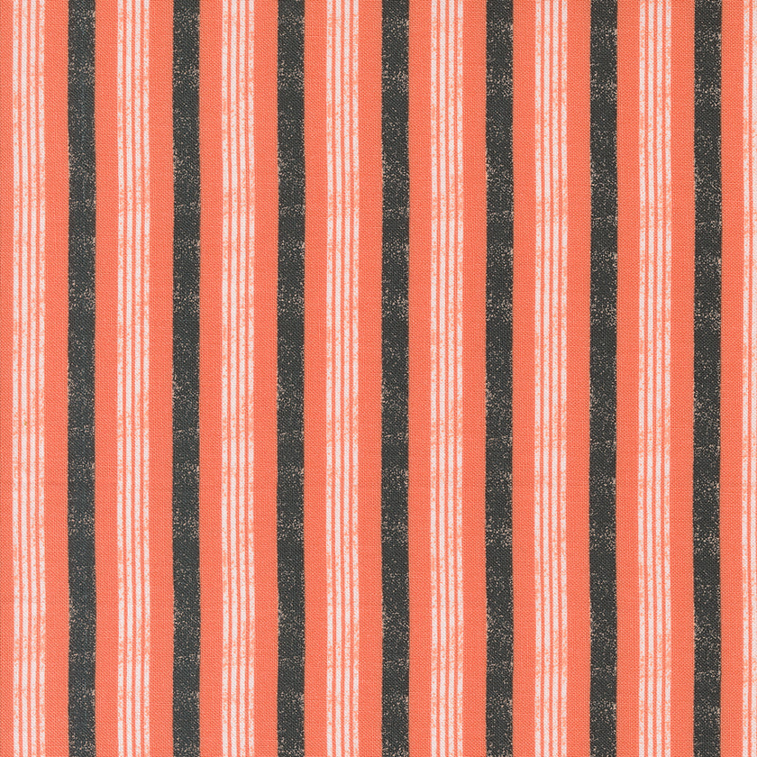 Hey Boo by Lella Boutique - Boougie Stripe Soft Pumpkin - sold by the half yard