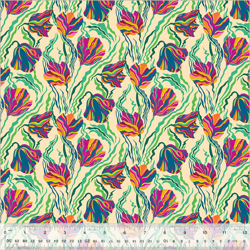 Botanica by Sally Kelly - Tulip Macadamia - sold by the half yard