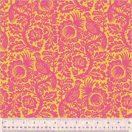 West Palm Beach by Jennifer Paganelli - Rachael Daisy Yellow - sold by the half yard