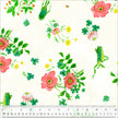 PRE-ORDER Heather Ross By Hand - Frog Spring White - sold by the half yard