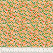 PRE-ORDER Heather Ross By Hand - Flowerbed Salmon - sold by the half yard