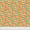 PRE-ORDER Heather Ross By Hand - Flowerbed Salmon - sold by the half yard