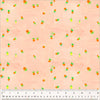 PRE-ORDER Heather Ross By Hand - Wild Strawberries Blush - sold by the half yard