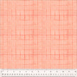 PRE-ORDER Heather Ross By Hand - Drawn Plaid Salmon - sold by the half yard