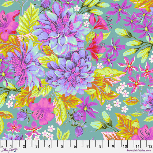 PRE-ORDER Untamed by Tula Pink - Hello Dahlia Cosmic - sold by the half yard