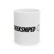 Cheeksniped Coffee Mug 11 oz - Fun Gift for Gamers, Office Humor
