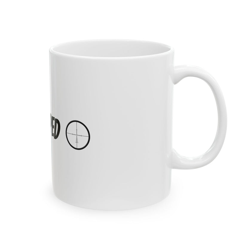 Cheeksniped Coffee Mug 11 oz - Fun Gift for Gamers, Office Humor