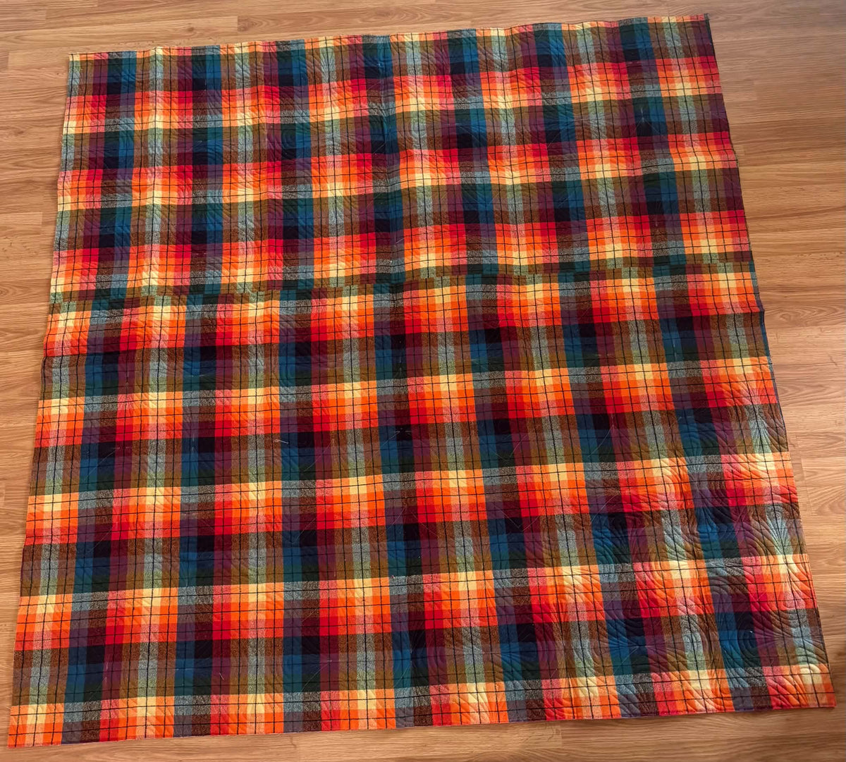Handmade Patchwork Quilt Carpenter Star | Quilt 72