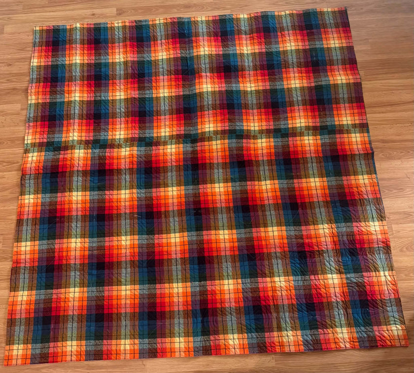 Handmade Patchwork Quilt Carpenter Star | Quilt 72