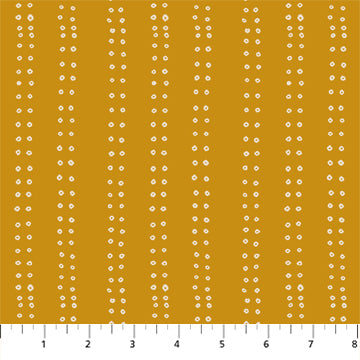 Wild Cottage by Holli Zollinger - Dots Gold - sold by the half yard