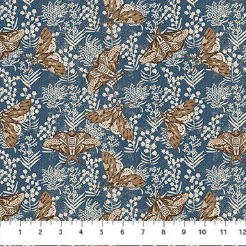Wabi by Holli Zollinger - Moth Blue - sold by the half yard