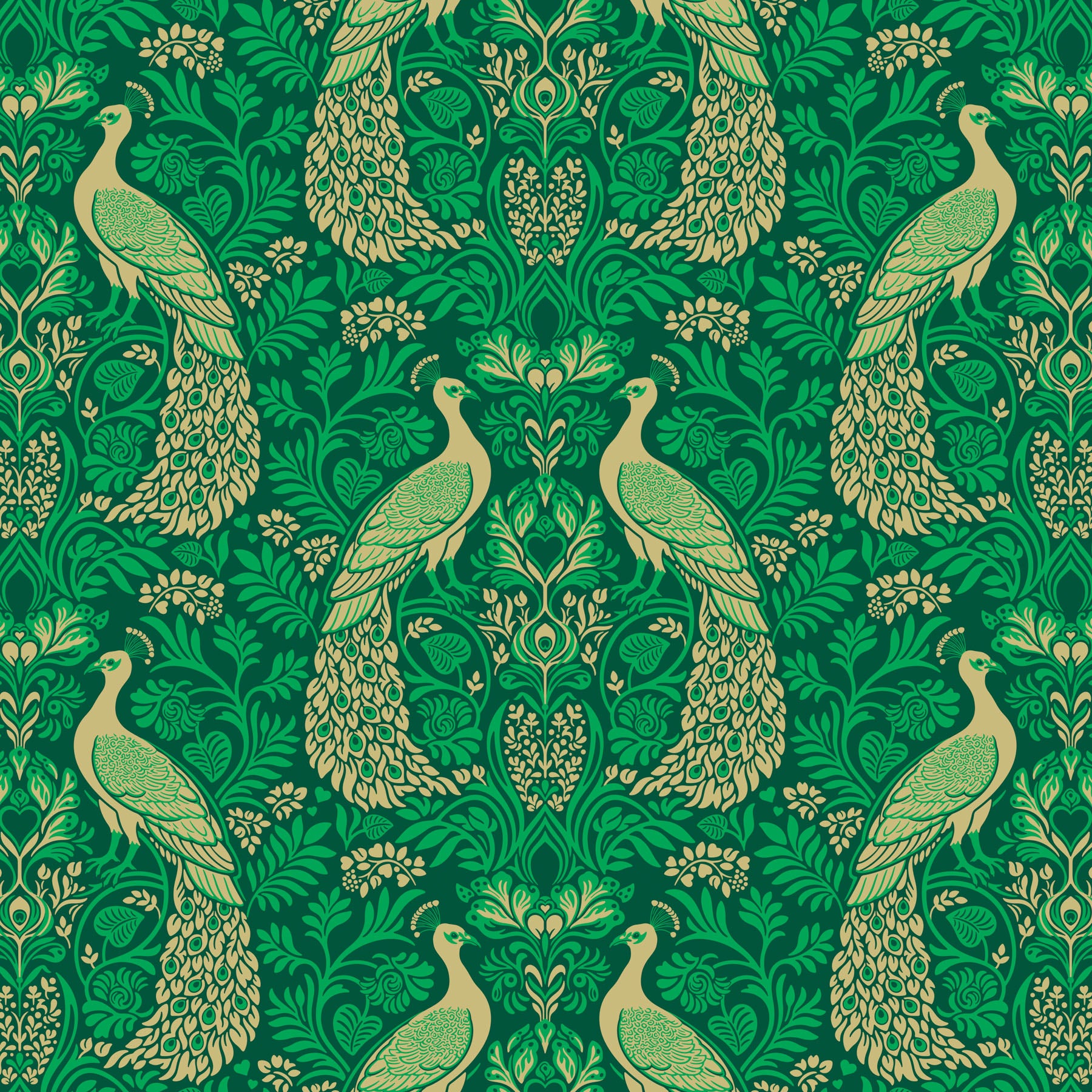 Wild Abandon by Heather Bailey - Rogues & Scoundrels Teal - sold by the half yard