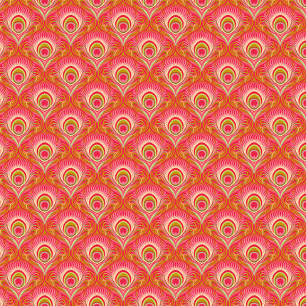 Wild Abandon by Heather Bailey - Seduction Raspberry - sold by the half yard