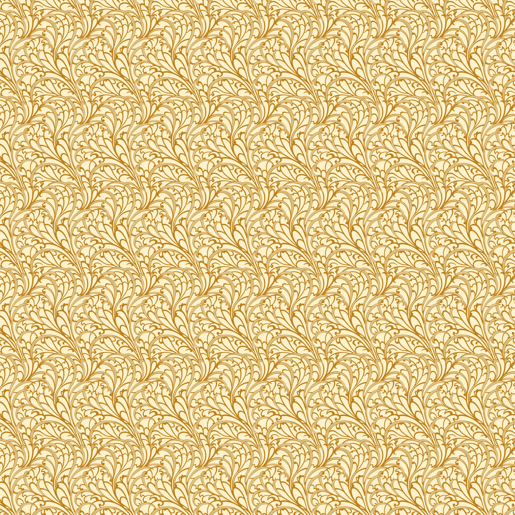 Wild Abandon by Heather Bailey - Passing Fancy Gold - sold by the half yard