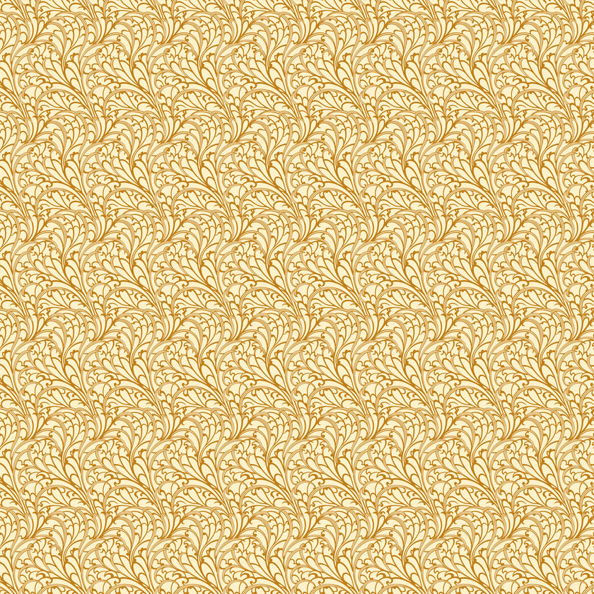 Wild Abandon by Heather Bailey - Passing Fancy Gold - sold by the half yard
