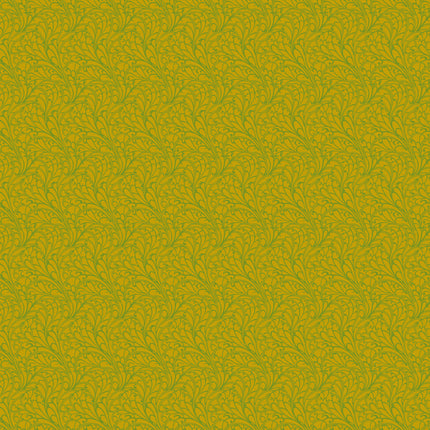 Wild Abandon by Heather Bailey - Passing Fancy Olive - sold by the half yard