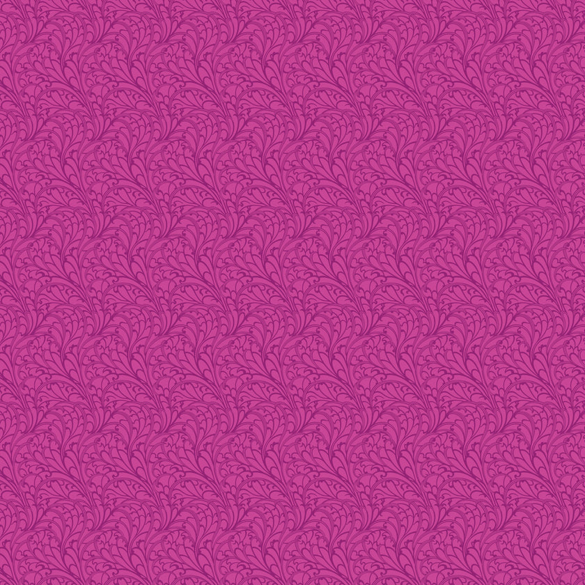 Wild Abandon by Heather Bailey - Passing Fancy Violet - sold by the half yard