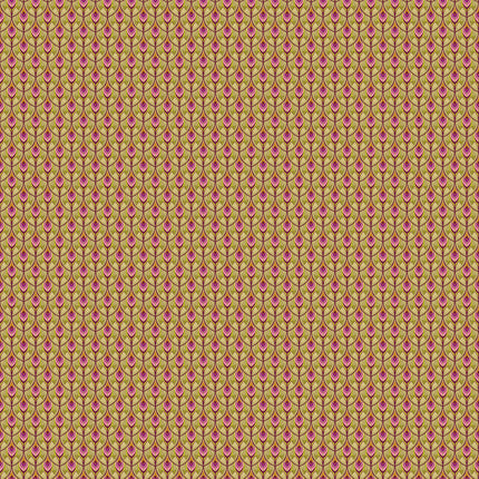Wild Abandon by Heather Bailey - Swagger Olive - sold by the half yard