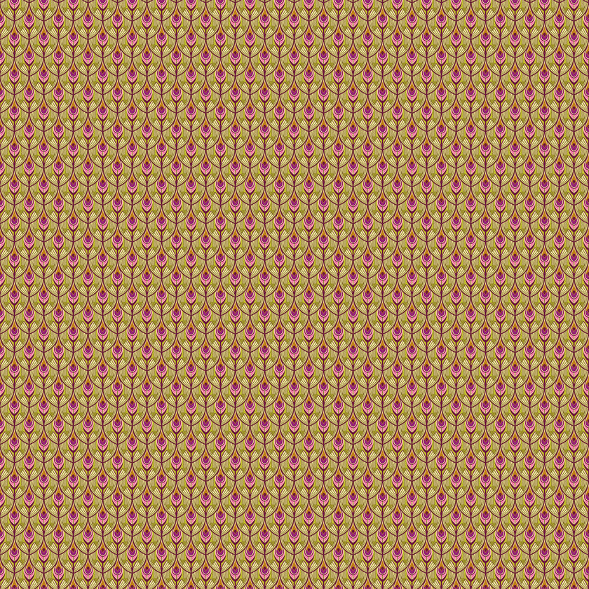 Wild Abandon by Heather Bailey - Swagger Olive - sold by the half yard