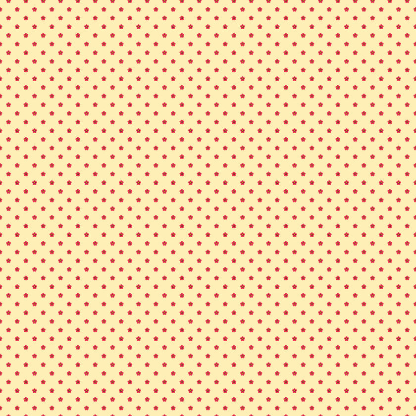 Wild Abandon by Heather Bailey - Whimsy Cream - sold by the half yard