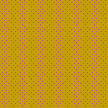 Wild Abandon by Heather Bailey - Whimsy Gold - sold by the half yard