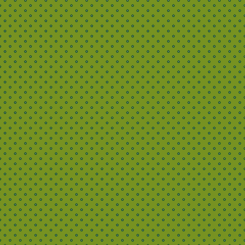 Wild Abandon by Heather Bailey - Whimsy Green - sold by the half yard