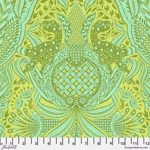 ROAR! by Tula Pink - Gift Rapt Lime - sold by the half yard