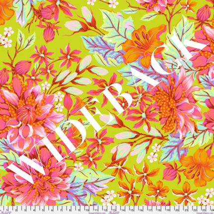 IN STOCK! WIDEBACK Untamed 108in sateen by Tula Pink - Hello Dahlia Lunar - sold by the half yard