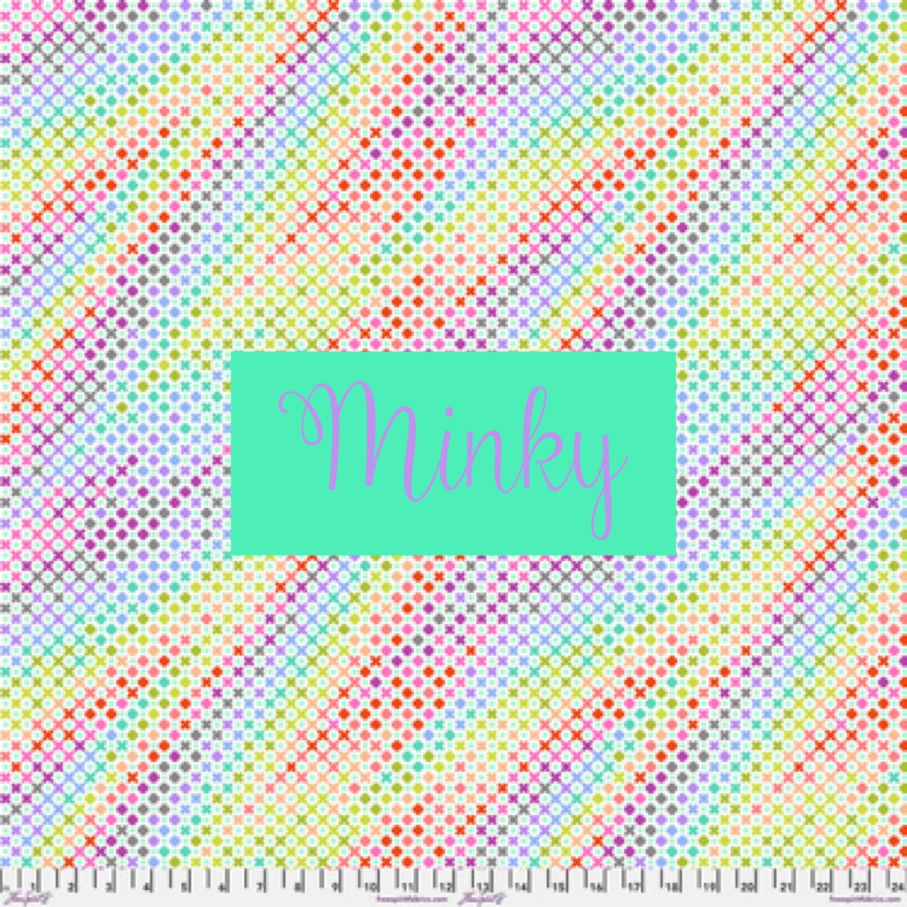True Colors Minky by Tula Pink - MINKY Northern Lights Mint - sold by the yard