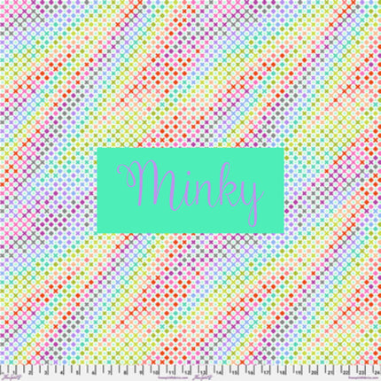 True Colors Minky by Tula Pink - MINKY Northern Lights Mint - sold by the yard