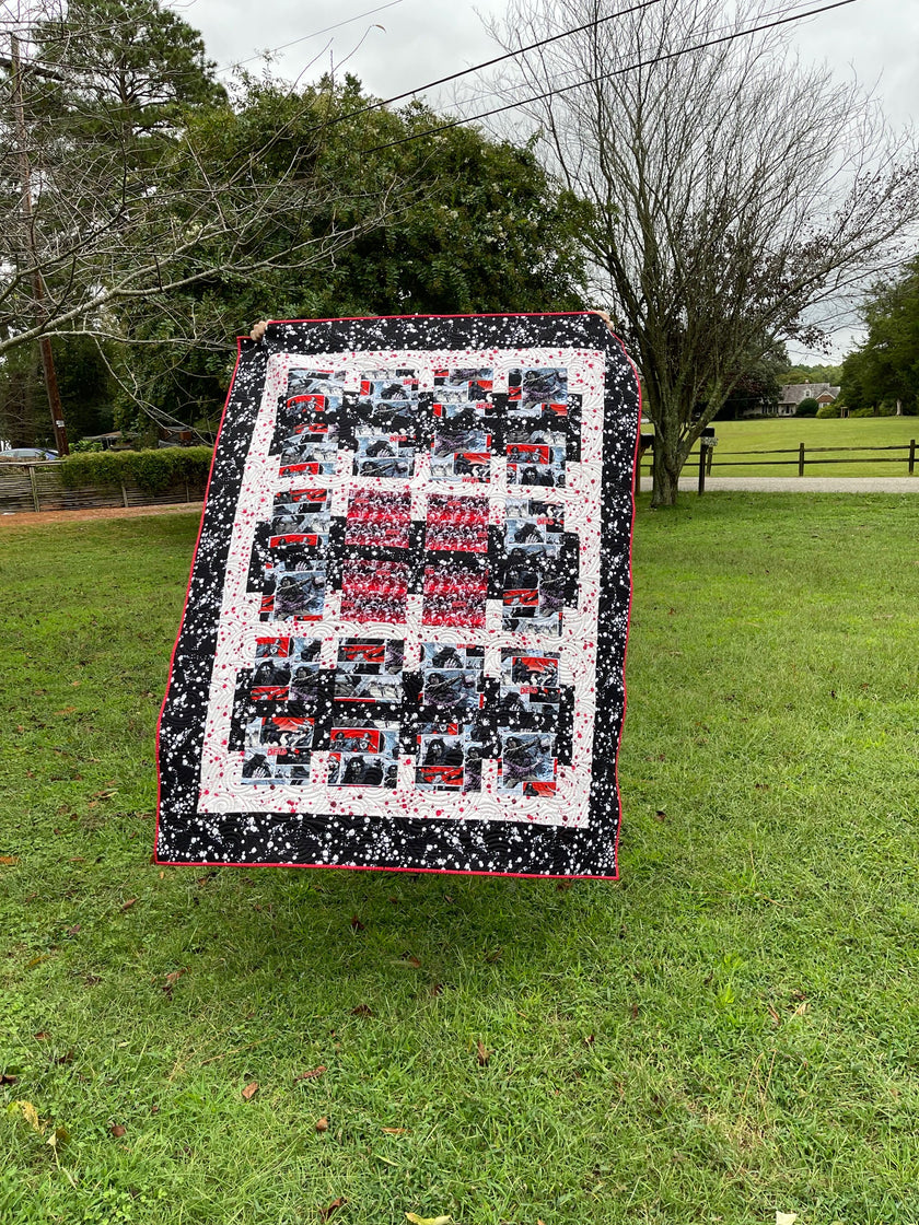 Walking Dead inspired Zombie quilt - 55