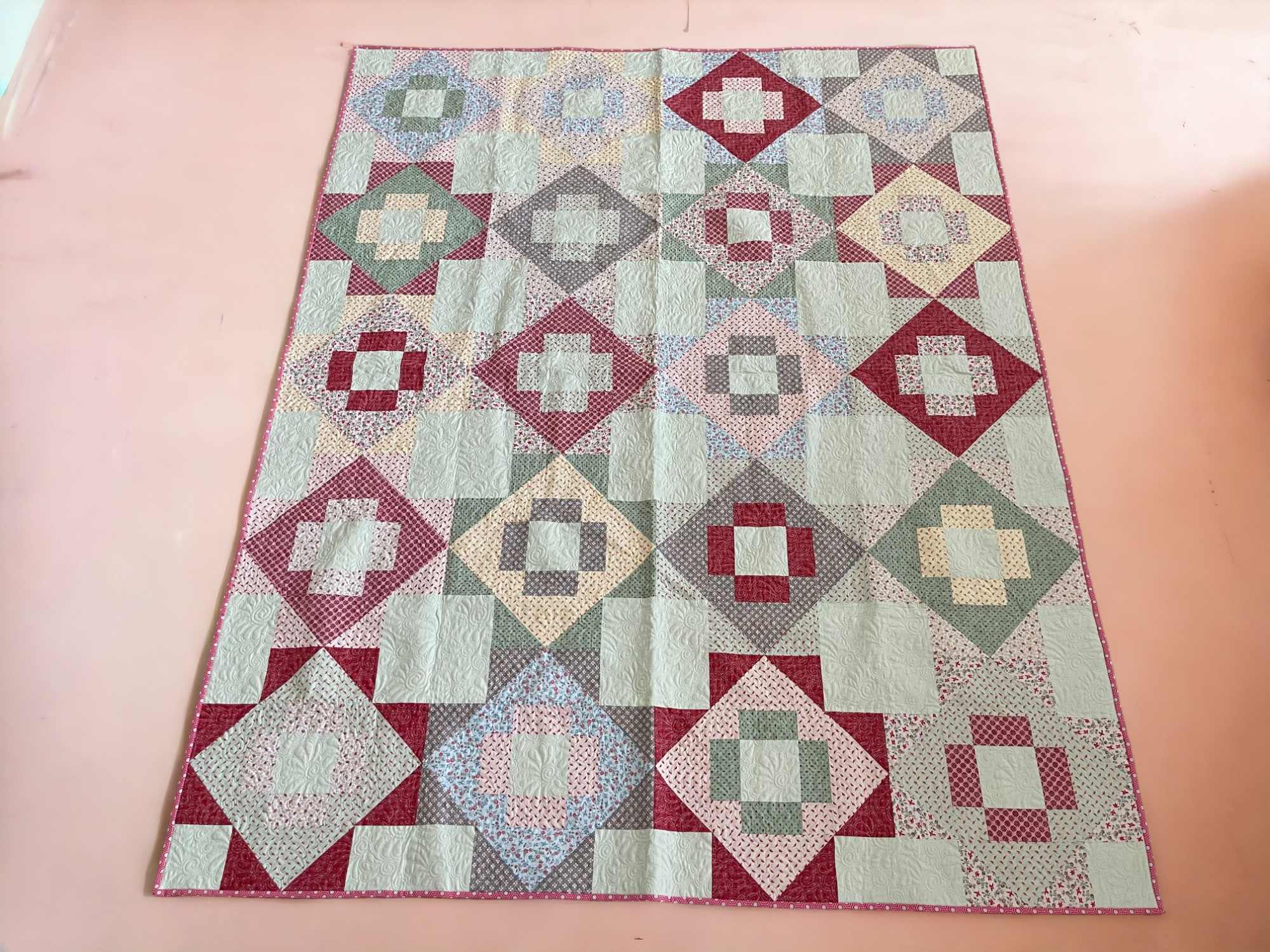 Meadowland Quilt (appx 64”x80”)