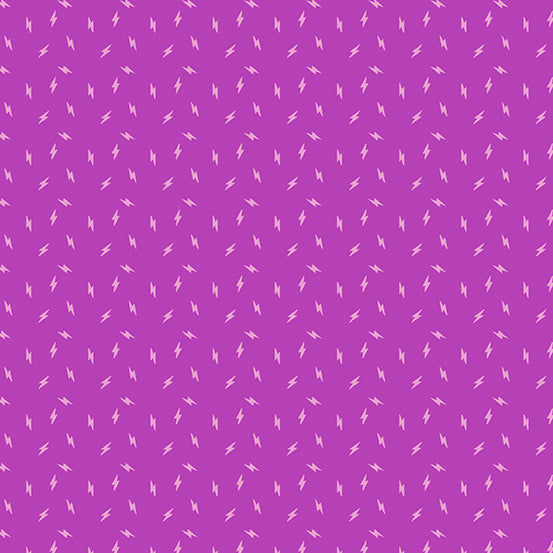 Atomic by Libs Elliott - Lightning Bolt Grape Crush - sold by the half yard