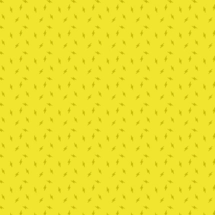 Atomic by Libs Elliott - Lightning Bolt Neon Lime - sold by the half yard