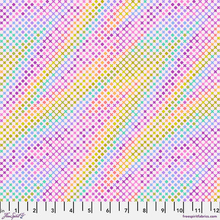 ROAR! by Tula Pink - Northern Lights Blush - sold by the half yard