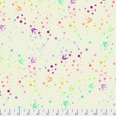 Tula Pink True Colors - Fairy Dust Cotton Candy - sold by the half yard